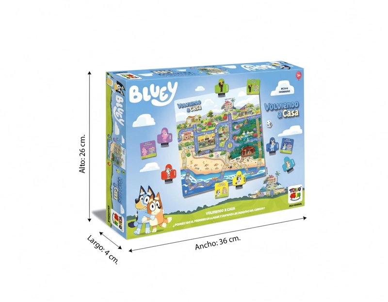JUEGO DE MESA VOLVIENDO A CASA - BLUEY - 6