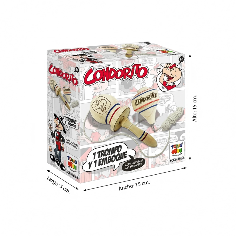 JUGUETE EMBOQUE + TROMPO - CONDORITO - 6