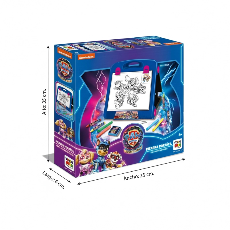 JUEGO EDUCATIVO PIZARRA PORTATIL - PAW PATROL - 4