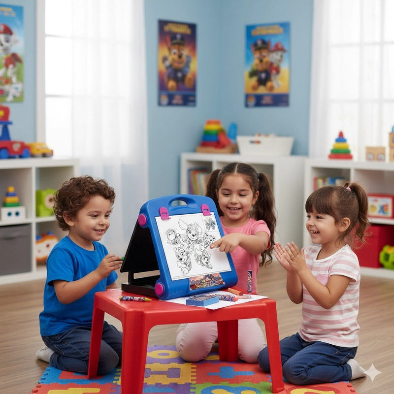 JUEGO EDUCATIVO PIZARRA PORTATIL - PAW PATROL - 5