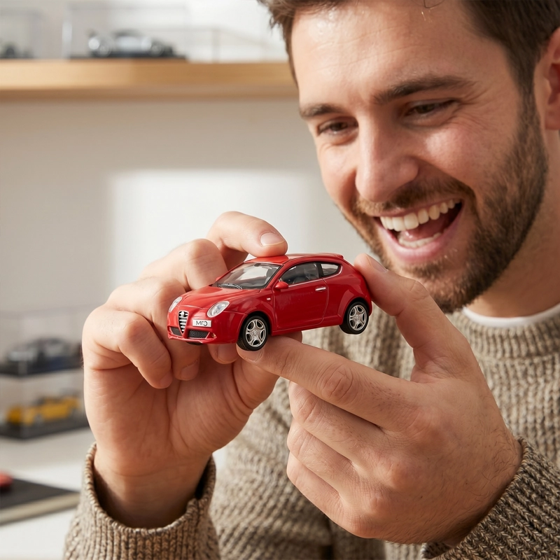 AUTO LFA ROMEO MITO ESCALA 1:43 - WELLY - 2
