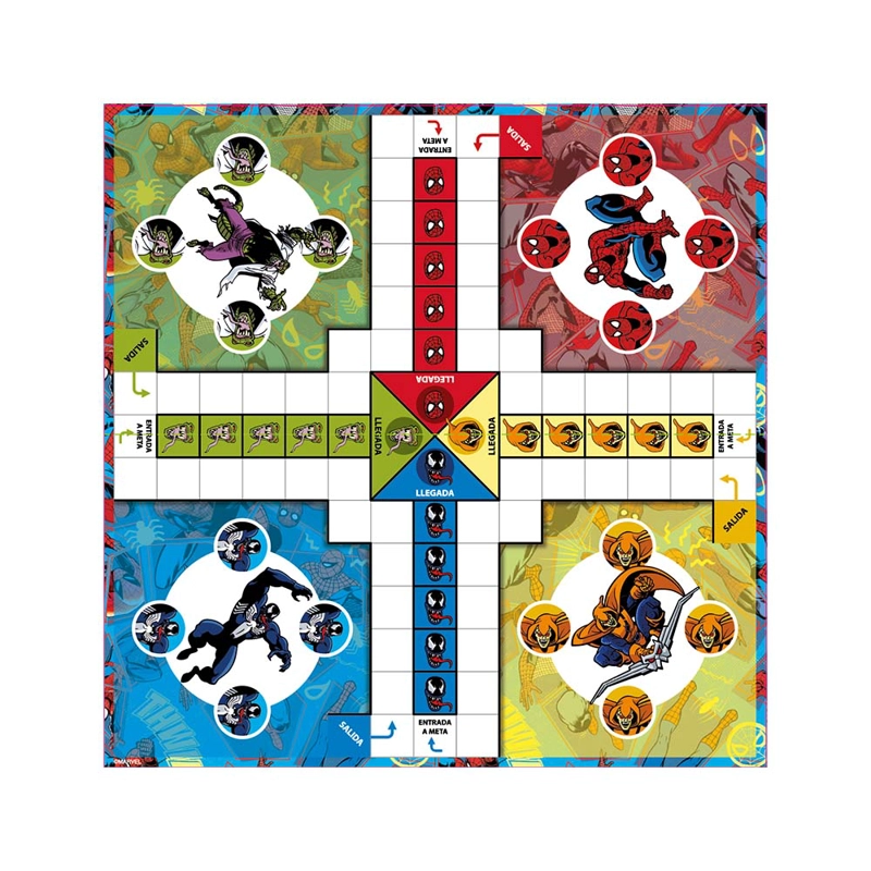 JUEGO DE MESA LUDO - SPIDERMAN - 6