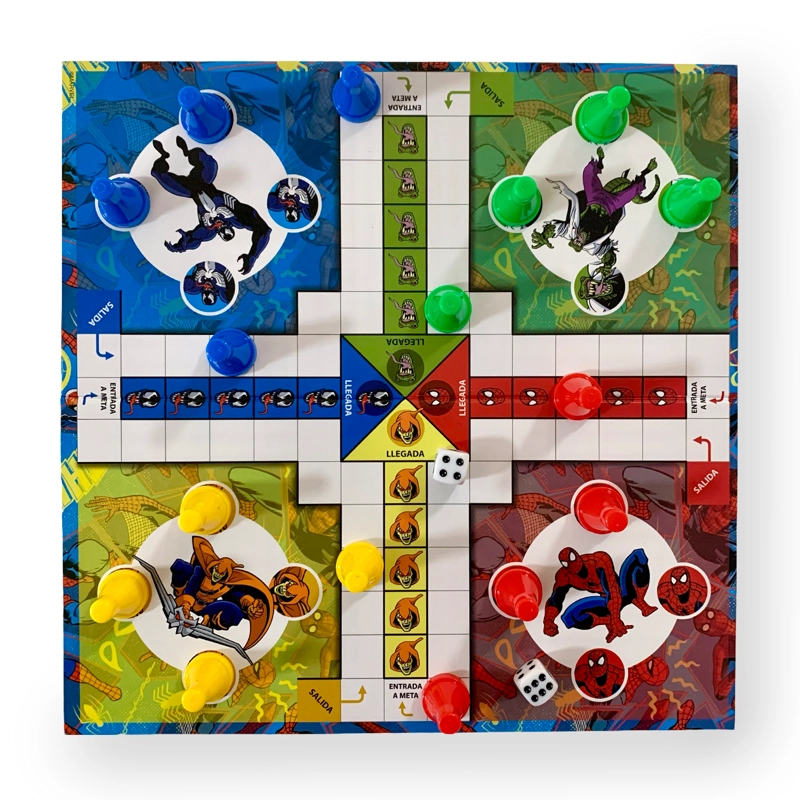 JUEGO DE MESA LUDO - SPIDERMAN - 7