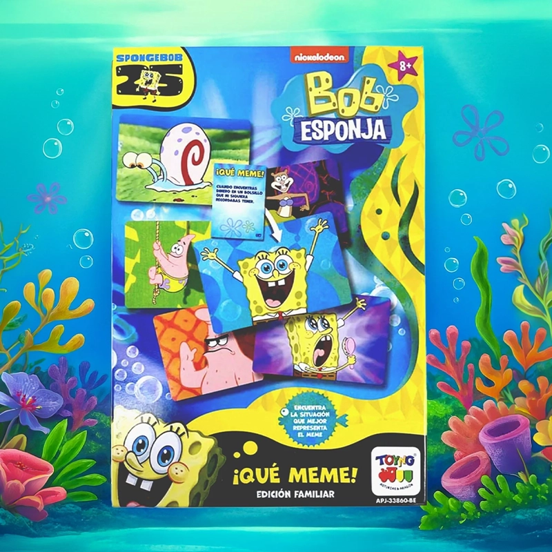 JUEGO DE MESA QUE MEME - BOB ESPONJA - 6