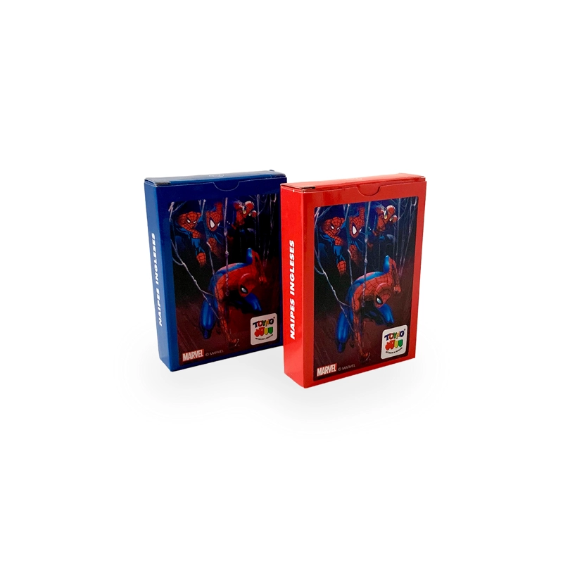 JUEGO DE MESA NAIPES CAJA METALICA - SPIDERMAN - 6