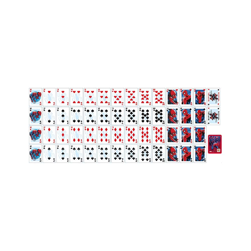 JUEGO DE MESA NAIPES CAJA METALICA - SPIDERMAN - 7