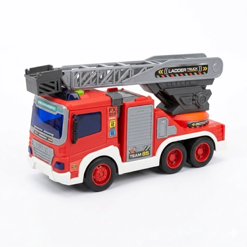 JUGUETE CAMION BOMBEROS LANZA AGUA 1:16 - TOYNG - 4
