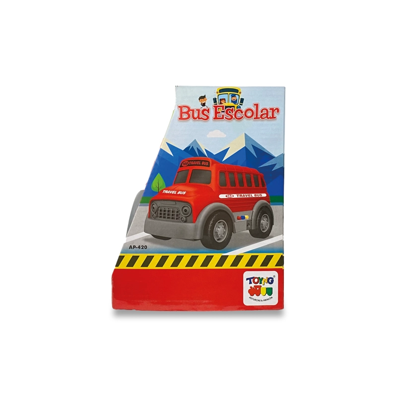JUGUETE BUS ESCOLAR ROJO - TOYNG - 6