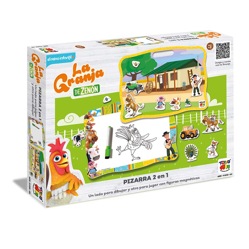PIZARRA 2 EN 1 - LA GRANJA DE ZENON - LA GRANJA DE ZENON - 1
