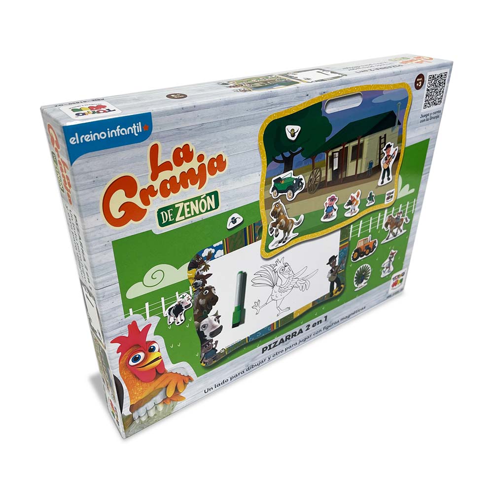 PIZARRA 2 EN 1 - LA GRANJA DE ZENON - LA GRANJA DE ZENON - 2