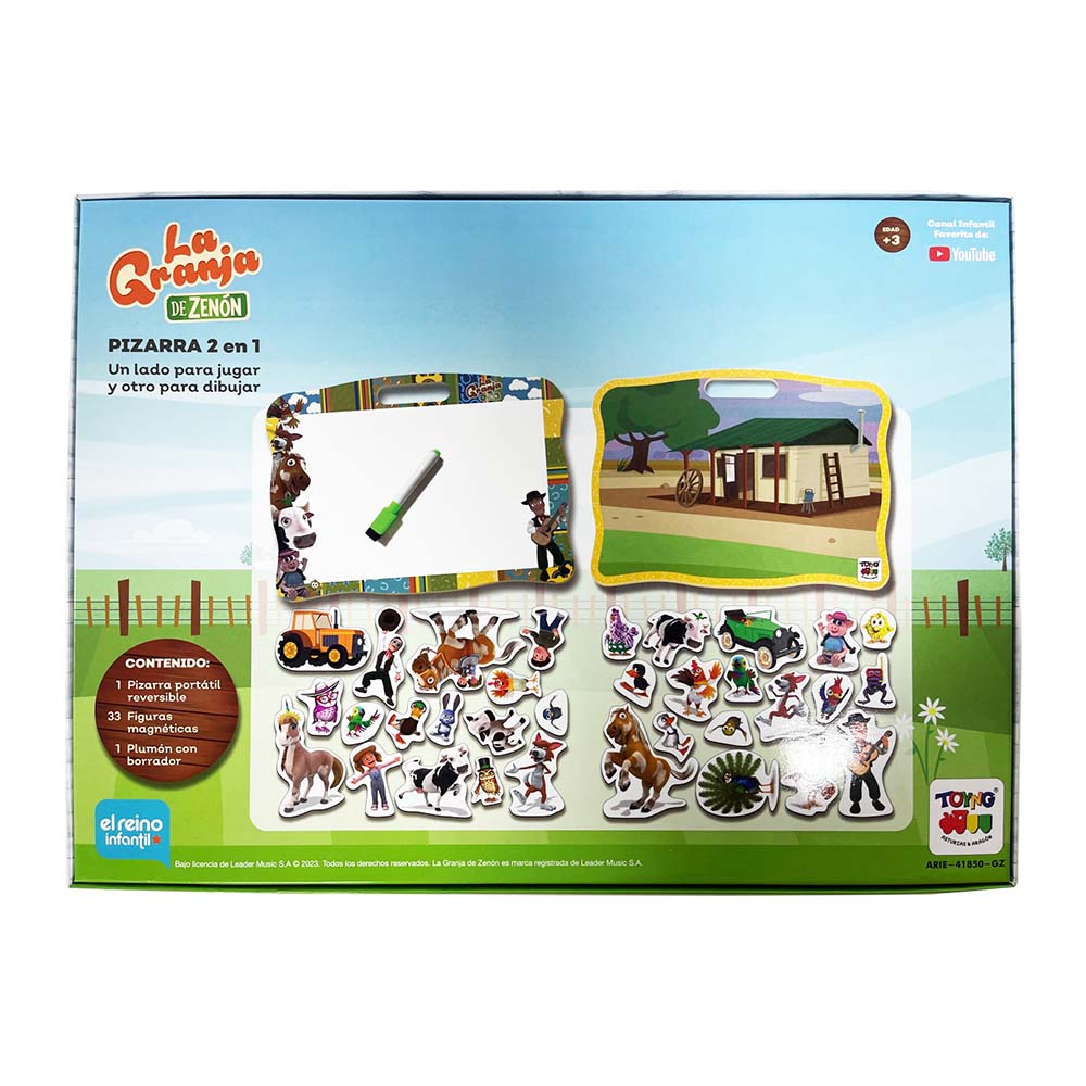 PIZARRA 2 EN 1 - LA GRANJA DE ZENON - LA GRANJA DE ZENON - 4