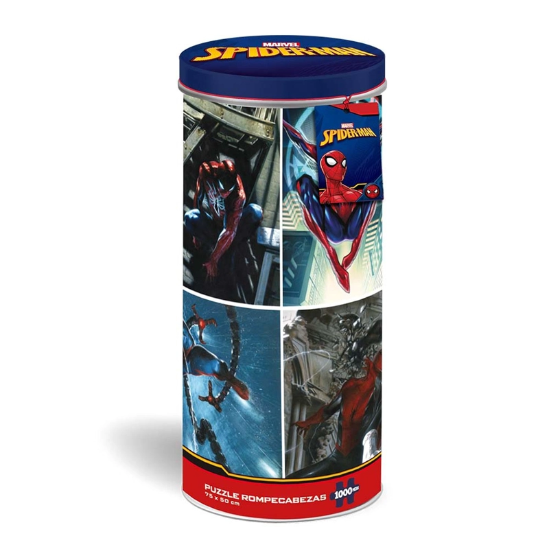 PUZZLE TUBO METALICO 1 (1000 PIEZAS) - SPIDERMAN - 1