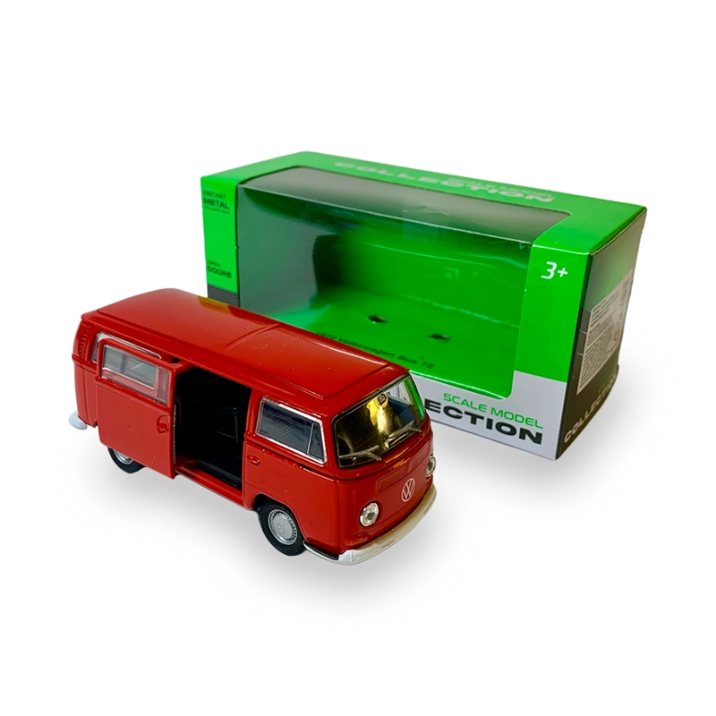 AUTO 1972 VOLKSWAGEN BUS T2 ESCALA 1:34:39 - WELLY - 1