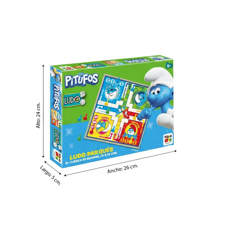 JUEGO DE MESA LUDO LOS PITUFOS - LOS PITUFOS - 5