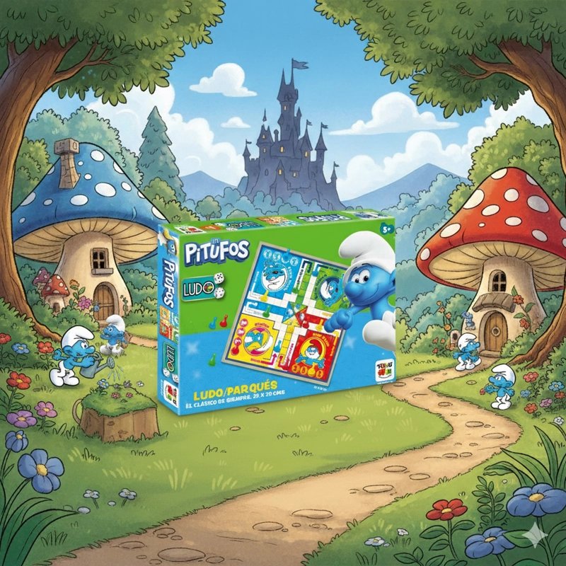 JUEGO DE MESA LUDO LOS PITUFOS - LOS PITUFOS - 7