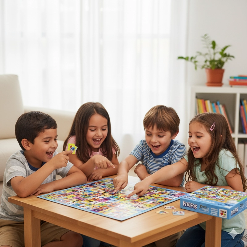 JUEGO DE MESA OJOS DE LINCE PITUFOS - LOS PITUFOS - 2