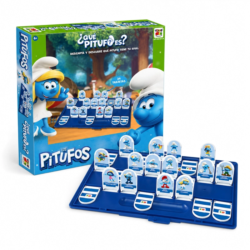 JUEGO DE MESA QUE  PITUFO ES - LOS PITUFOS - 1