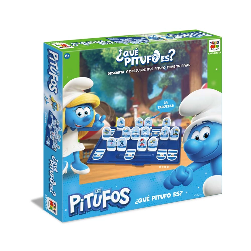 JUEGO DE MESA QUE  PITUFO ES - LOS PITUFOS - 2