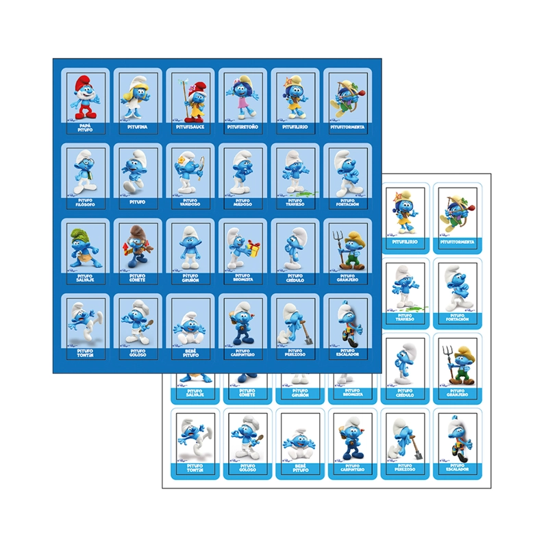 JUEGO DE MESA QUE  PITUFO ES - LOS PITUFOS - 4