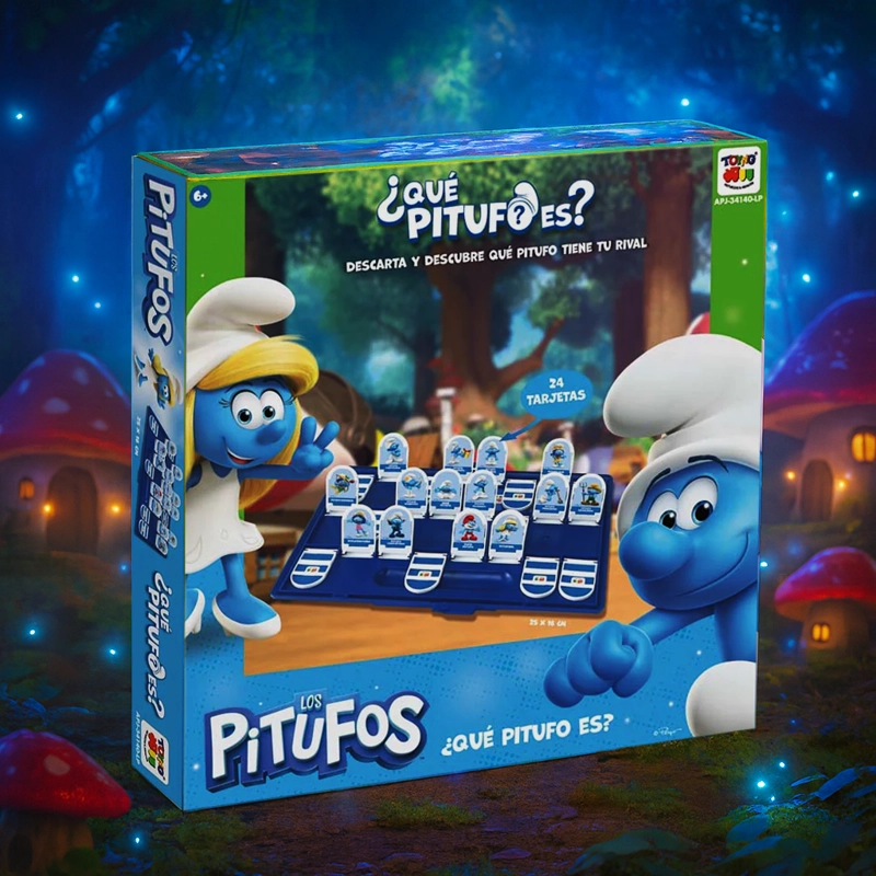 JUEGO DE MESA QUE  PITUFO ES - LOS PITUFOS - 7