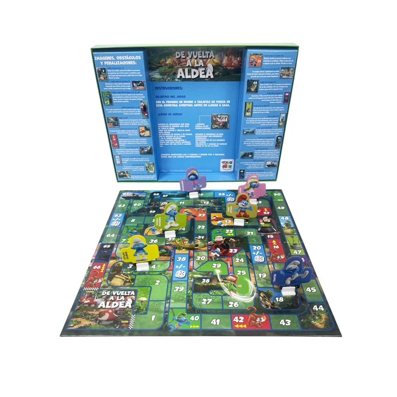 JUEGO DE MESA VUELTA A LA ALDEA - LOS PITUFOS - 2
