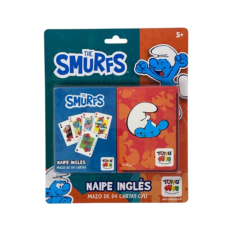 JUEGO DE MESA NAIPE INGLES PITUFOS - LOS PITUFOS - 2