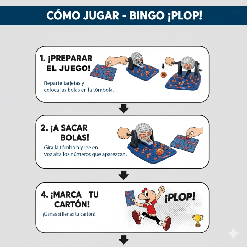 JUEGO DE MESA BINGO - CONDORITO - 4