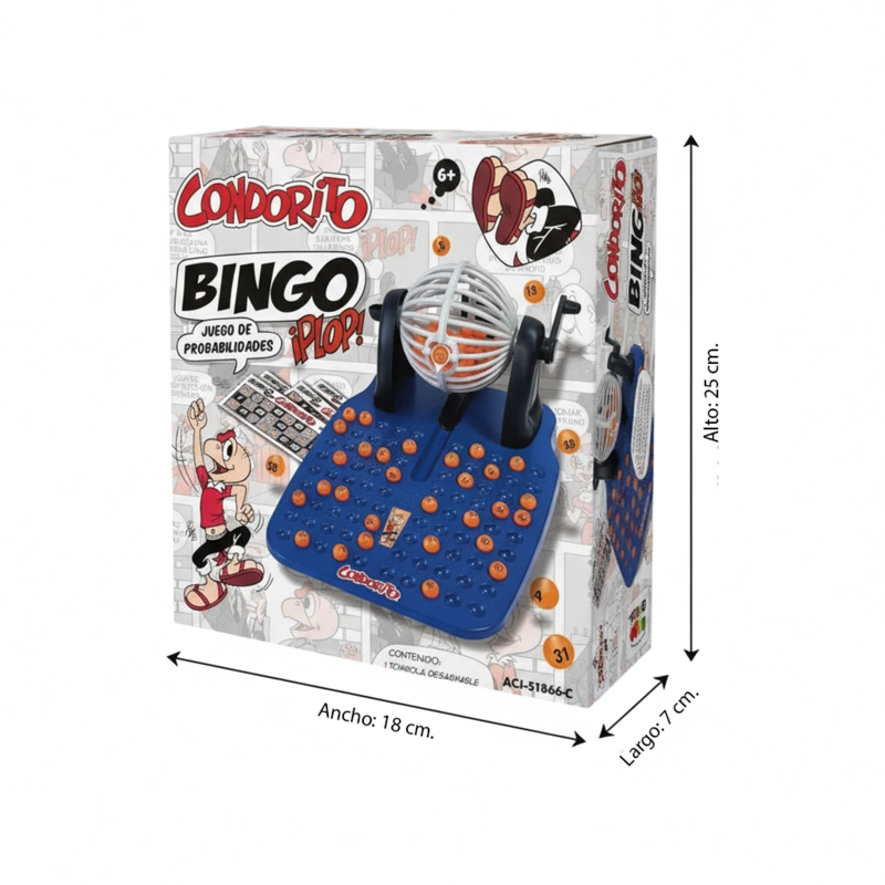 JUEGO DE MESA BINGO - CONDORITO - 9