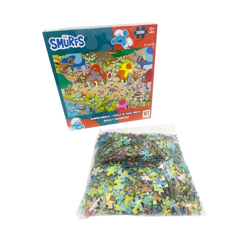 PUZZLE 1000 PIEZAS - LOS PITUFOS - 1
