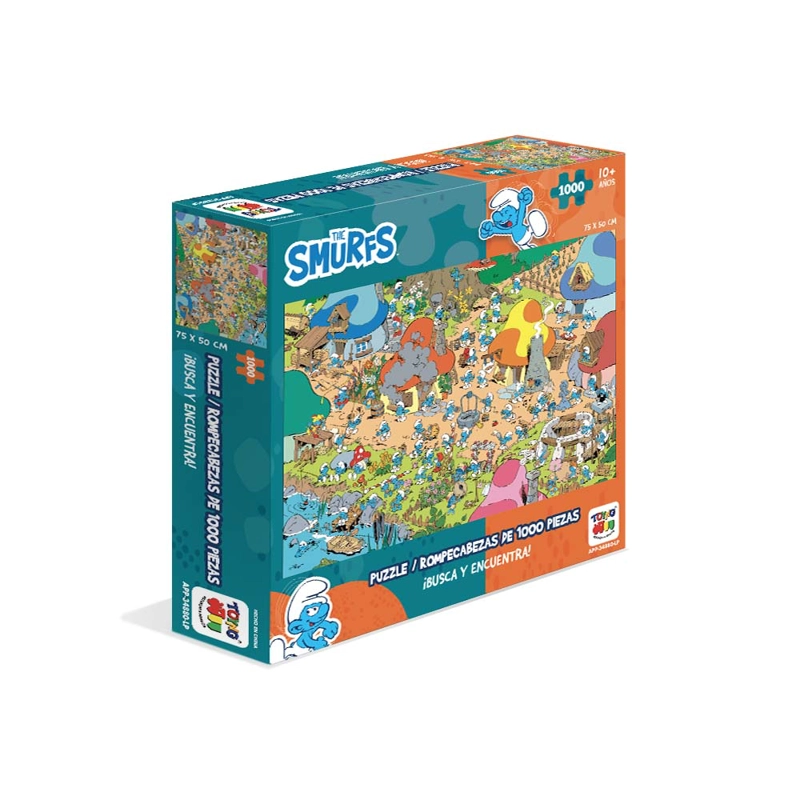 PUZZLE 1000 PIEZAS - LOS PITUFOS - 2