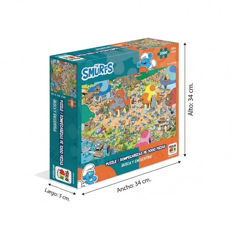 PUZZLE 1000 PIEZAS - LOS PITUFOS - 5