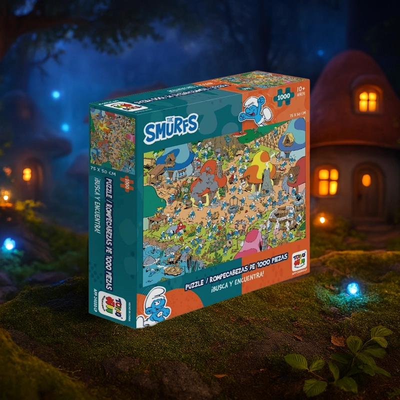 PUZZLE 1000 PIEZAS - LOS PITUFOS - 6
