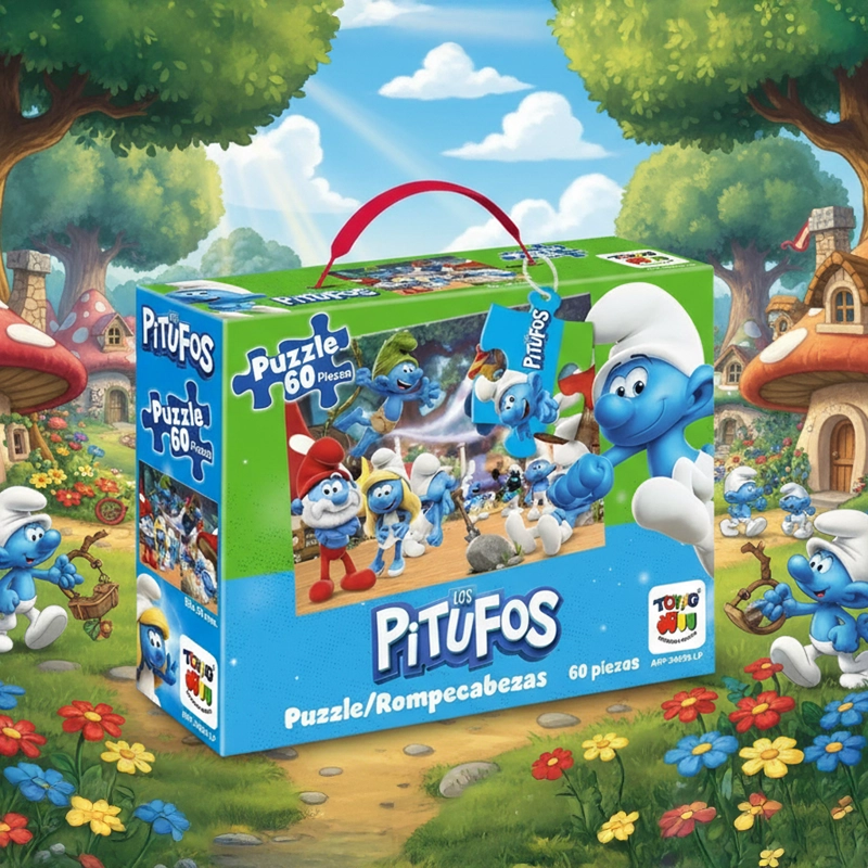 PUZZLE 60 PIEZAS LOS PITUFOS - LOS PITUFOS - 1