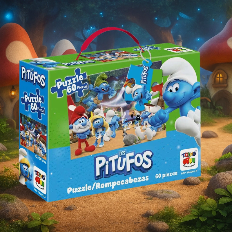 PUZZLE 60 PIEZAS LOS PITUFOS - LOS PITUFOS - 4