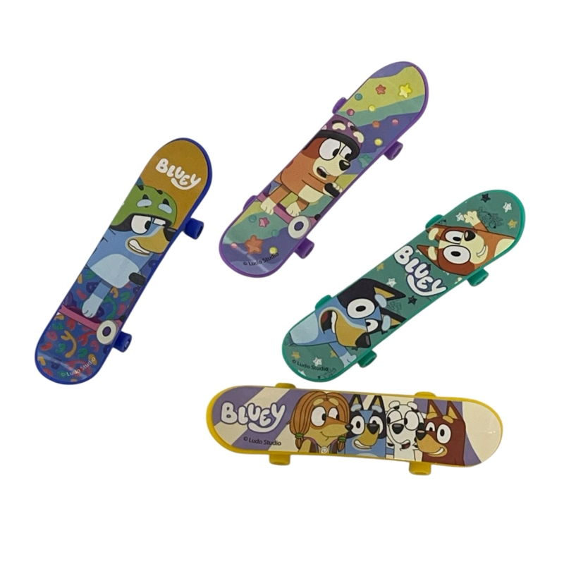 JUGUETE KIT 4 UNIDADES FINGER SKATE - BLUEY - 4