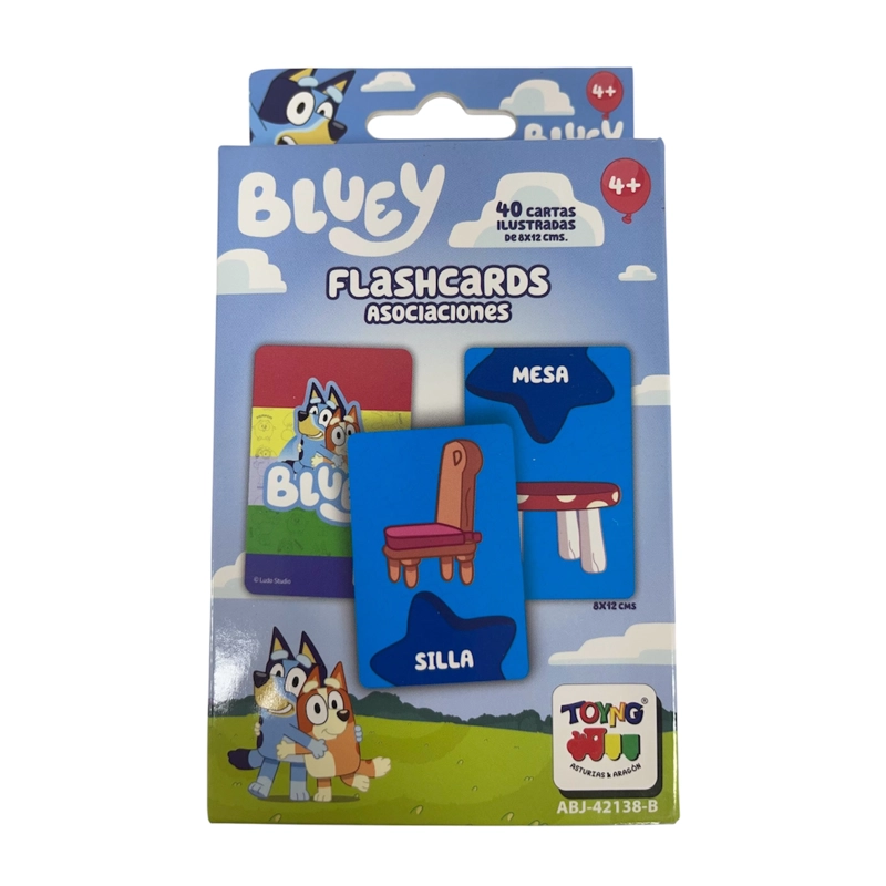 JUEGO EDUCATIVO FLASH CARDS ASOCIACIONES - BLUEY - 3