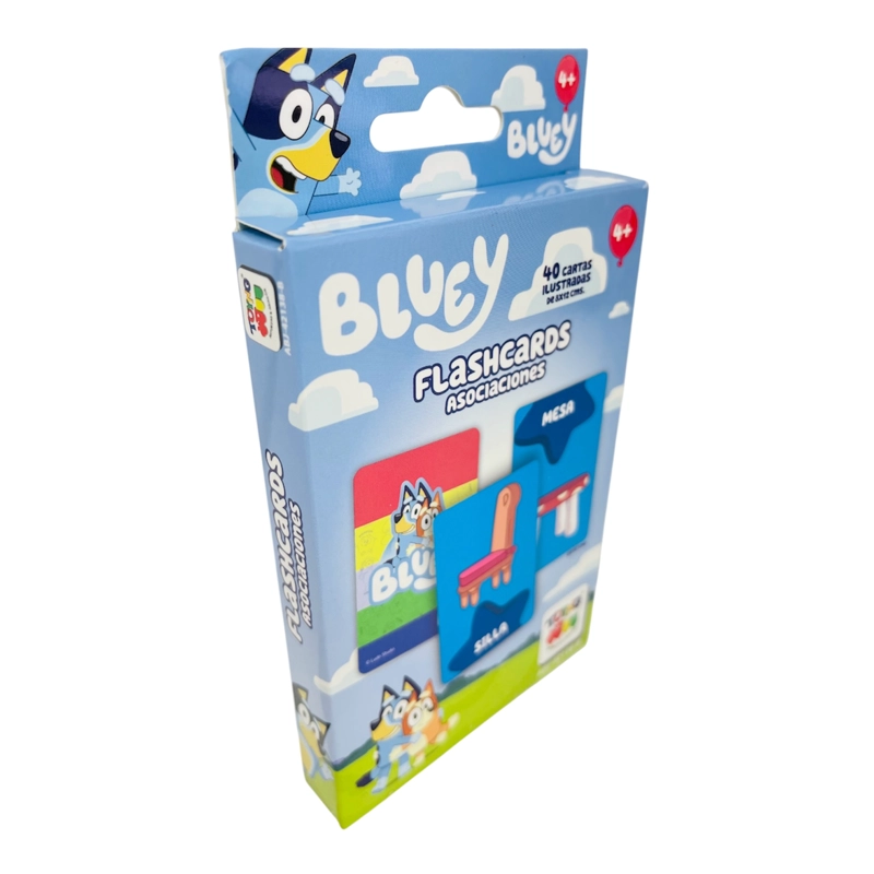 JUEGO EDUCATIVO FLASH CARDS ASOCIACIONES - BLUEY - 4
