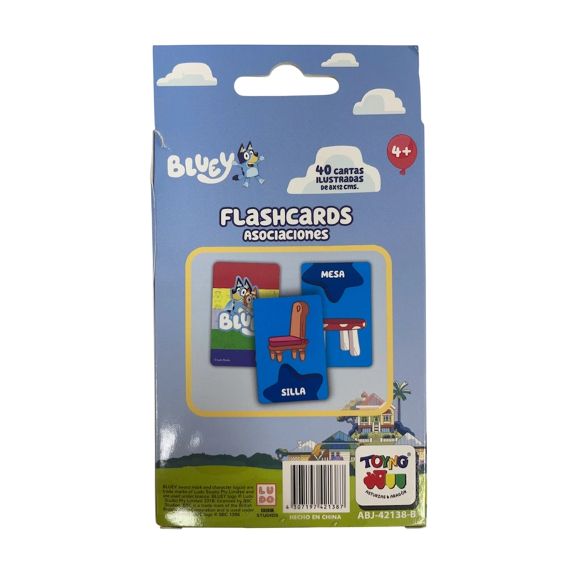 JUEGO EDUCATIVO FLASH CARDS ASOCIACIONES - BLUEY - 7