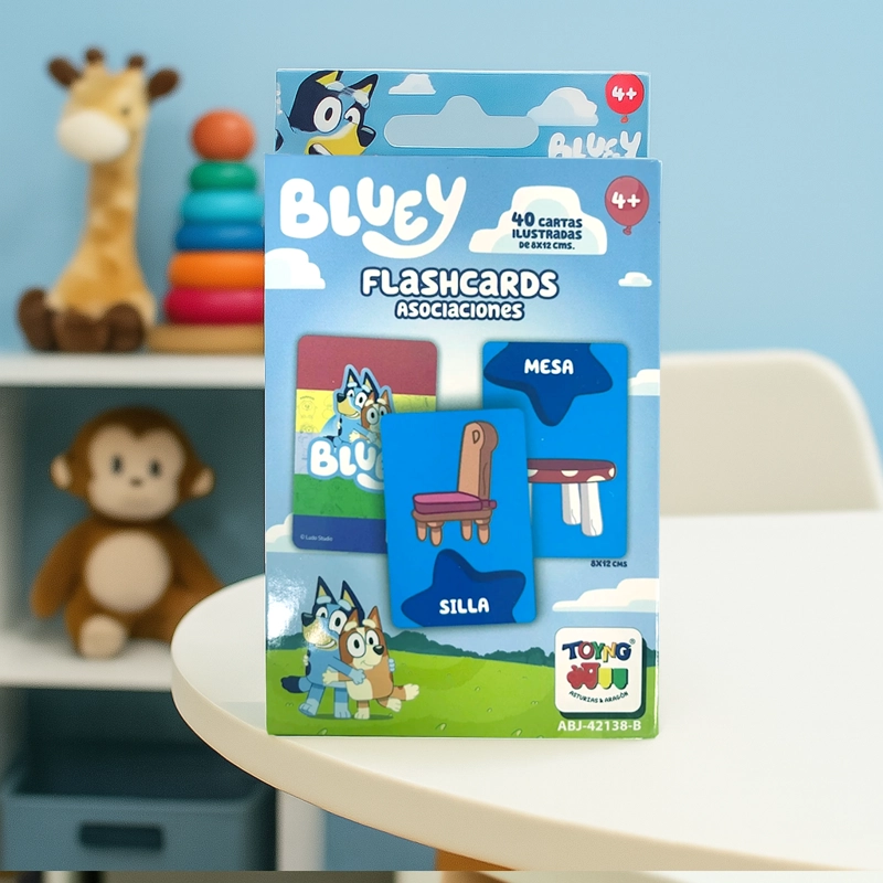 JUEGO EDUCATIVO FLASH CARDS ASOCIACIONES - BLUEY - 8