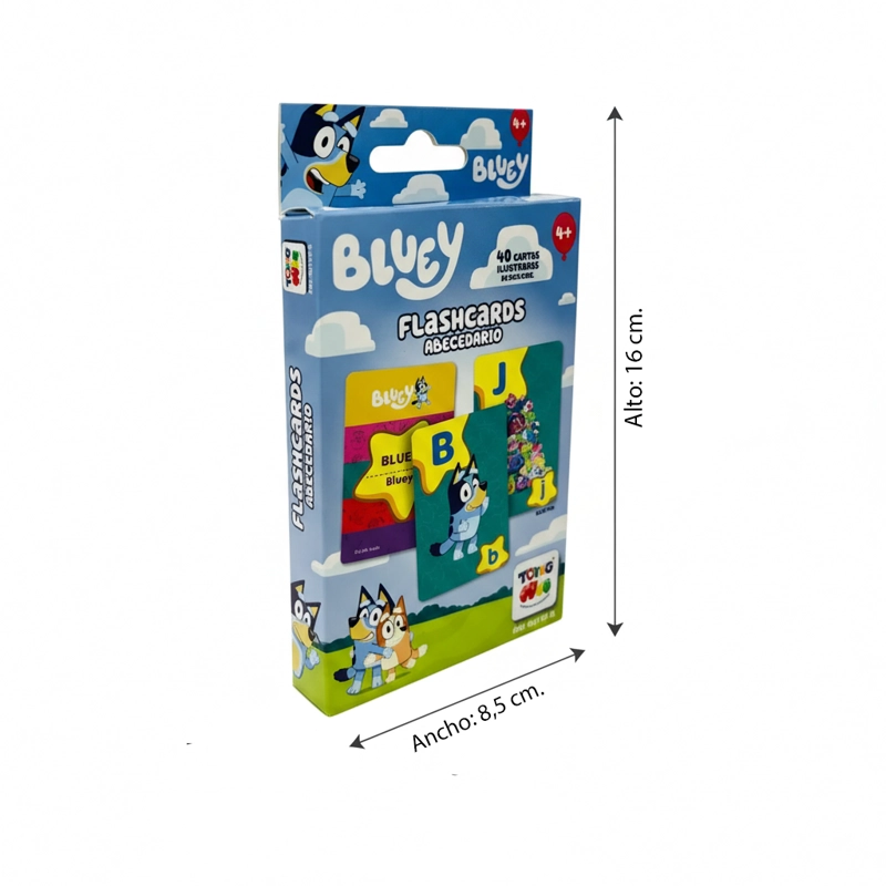 JUEGO EDUCATIVO FLASH CARDS ABECEDARIO - BLUEY - 5