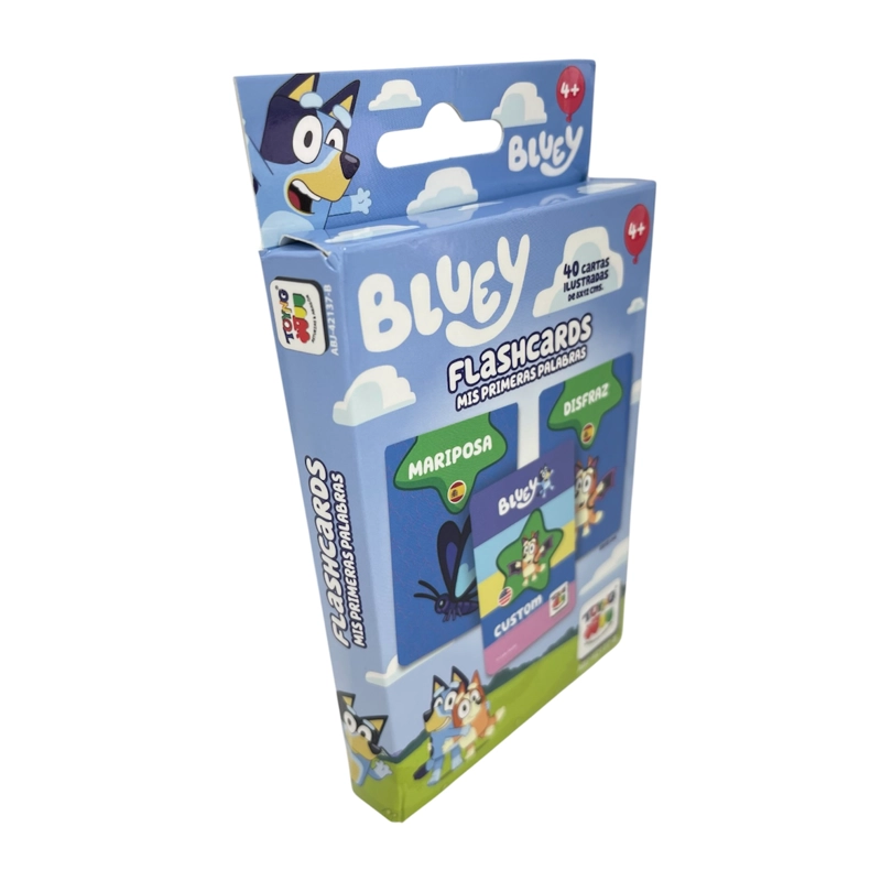 JUEGO EDUCATIVO FLASH CARDS MIS PRIMERAS PALABRAS - BLUEY - 6