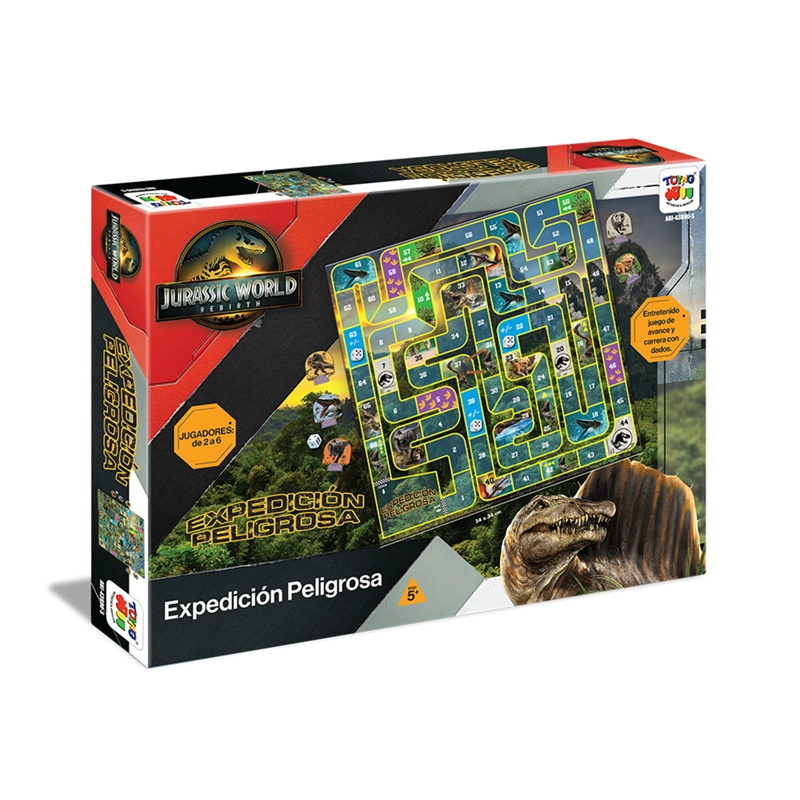 JUGUETE EXPEDICION PELIGROSA - JURASSIC - 5