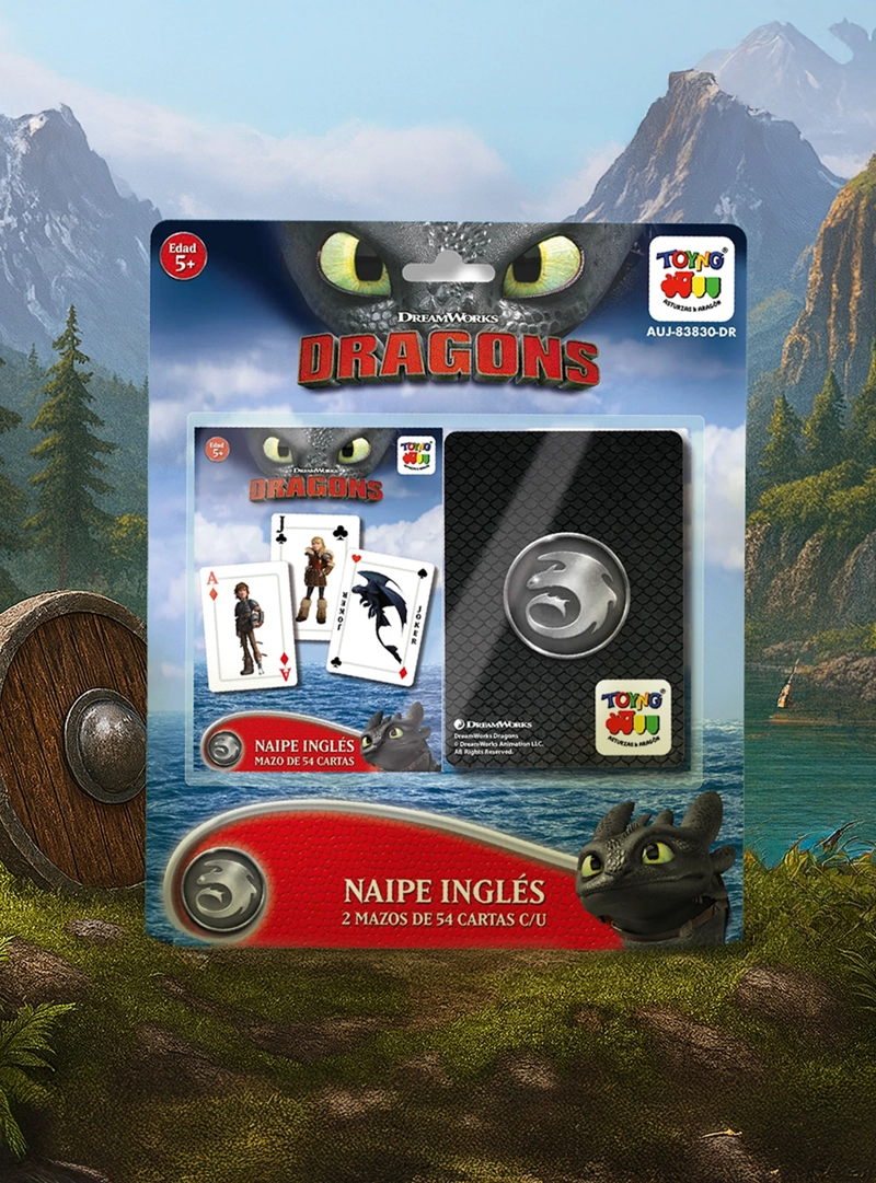JUEGO DE MESA NAIPES INGLE S - DRAGON - 4