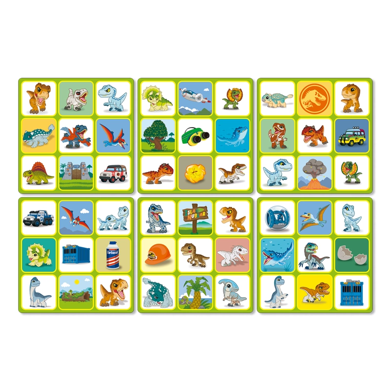 JUEGO DE MESA BINGO - JURASSIC EXPLORER - 4
