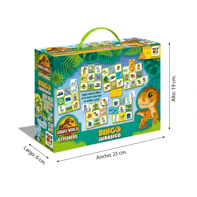 JUEGO DE MESA BINGO - JURASSIC EXPLORER - 7