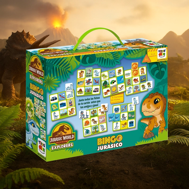 JUEGO DE MESA BINGO - JURASSIC EXPLORER - 8