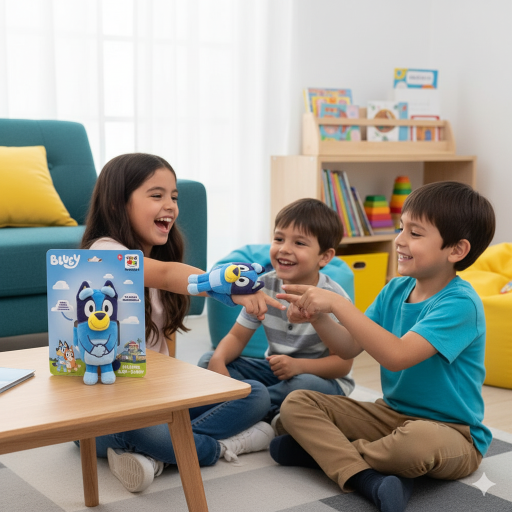 PELUCHE SLAP-BUDDY BLUEY - BLUEY - 5