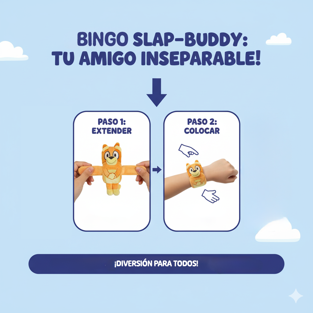 PELUCHE SLAP-BUDDY BINGO - BLUEY - 7