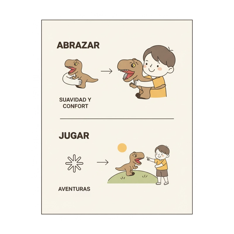 PELUCHE TIRANOSAURIO - JURASSIC - 9