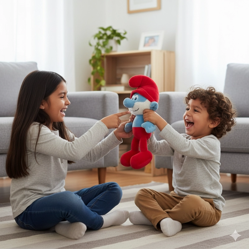 PELUCHE PAPA PITUFO - LOS PITUFOS - 7